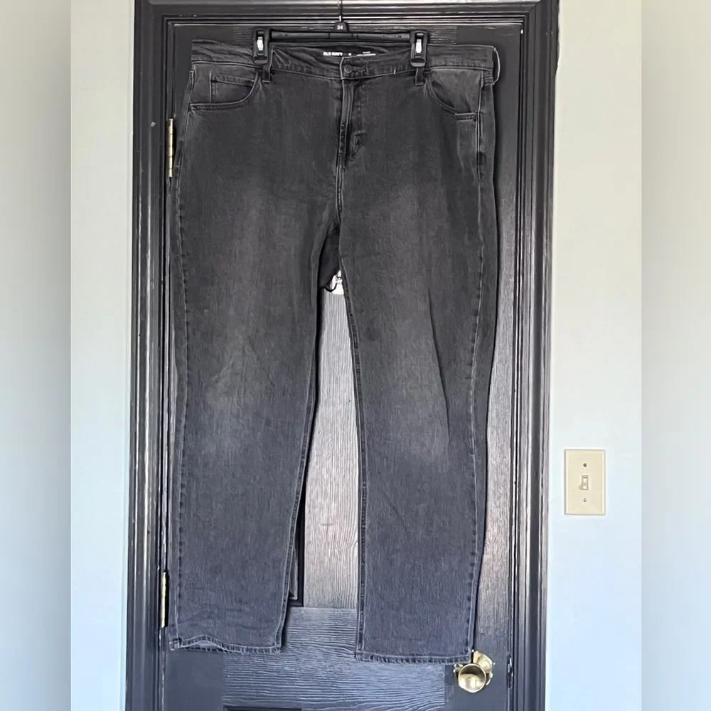 Old Navy sz 18 Faded Black Midrise Boyfriend Jeans